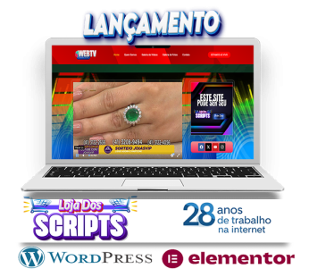 Site para WEB TV ao vivo – TV-9090
