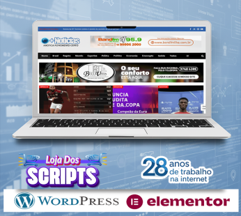 Portal de Noticia Para Anúncios com vídeo aulas – PDN-6331