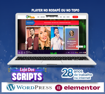 Web Rádio FM – com vídeo aulas – COD-FM0031 -Versão 2