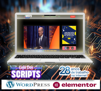 Site para WEB TV ao vivo – TV-0558