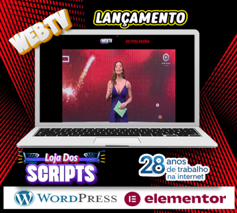Site para WEB TV ao vivo – TV-0557